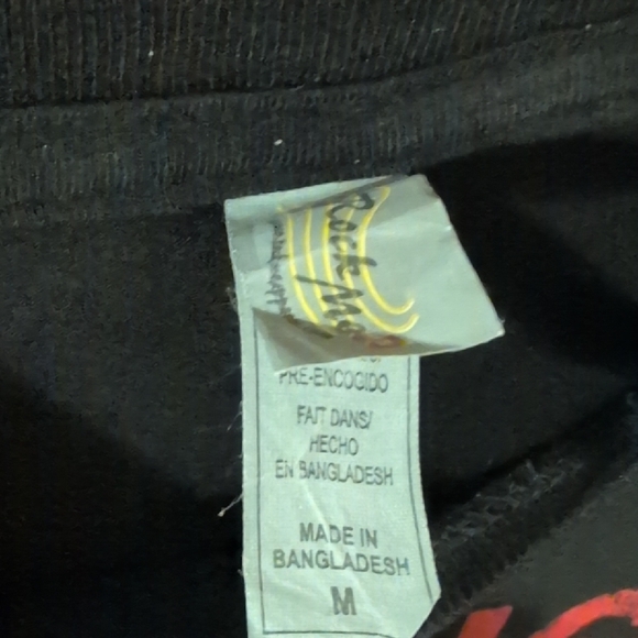 Black Graphic T-Shirt with Retro Design - Picture 2 of 3